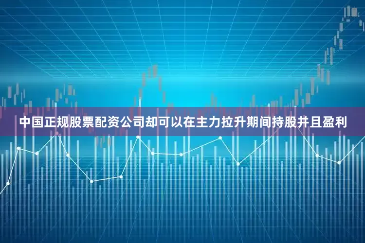 中国正规股票配资公司却可以在主力拉升期间持股并且盈利