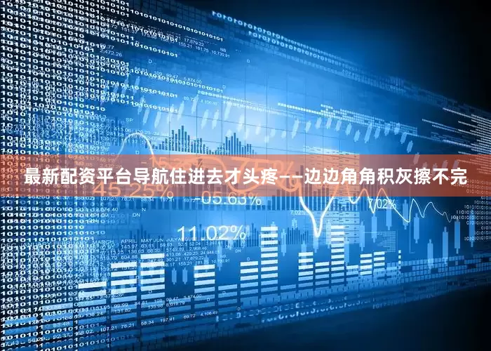 最新配资平台导航住进去才头疼——边边角角积灰擦不完