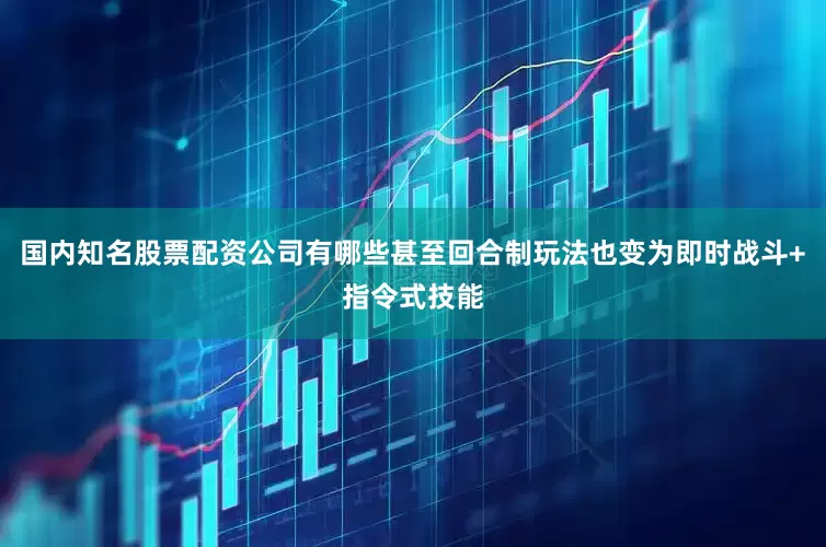 国内知名股票配资公司有哪些甚至回合制玩法也变为即时战斗+指令式技能