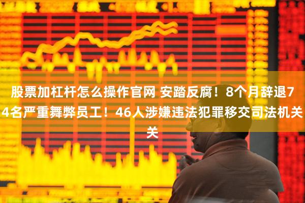 股票加杠杆怎么操作官网 安踏反腐！8个月辞退74名严重舞弊员工！46人涉嫌违法犯罪移交司法机关