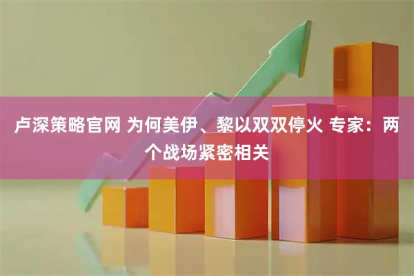卢深策略官网 为何美伊、黎以双双停火 专家：两个战场紧密相关