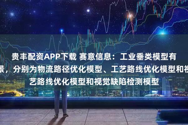 贵丰配资APP下载 赛意信息：工业垂类模型有三大核心应用场景，分别为物流路径优化模型、工艺路线优化模型和视觉缺陷检测模型